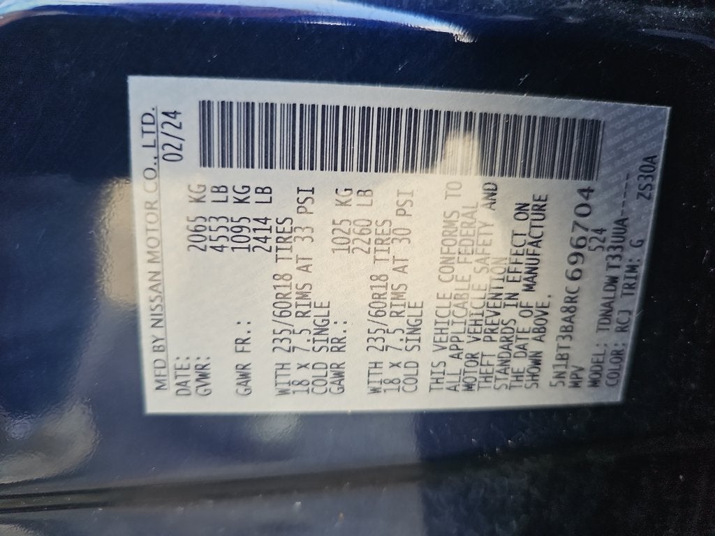 2024 Nissan Rogue SV