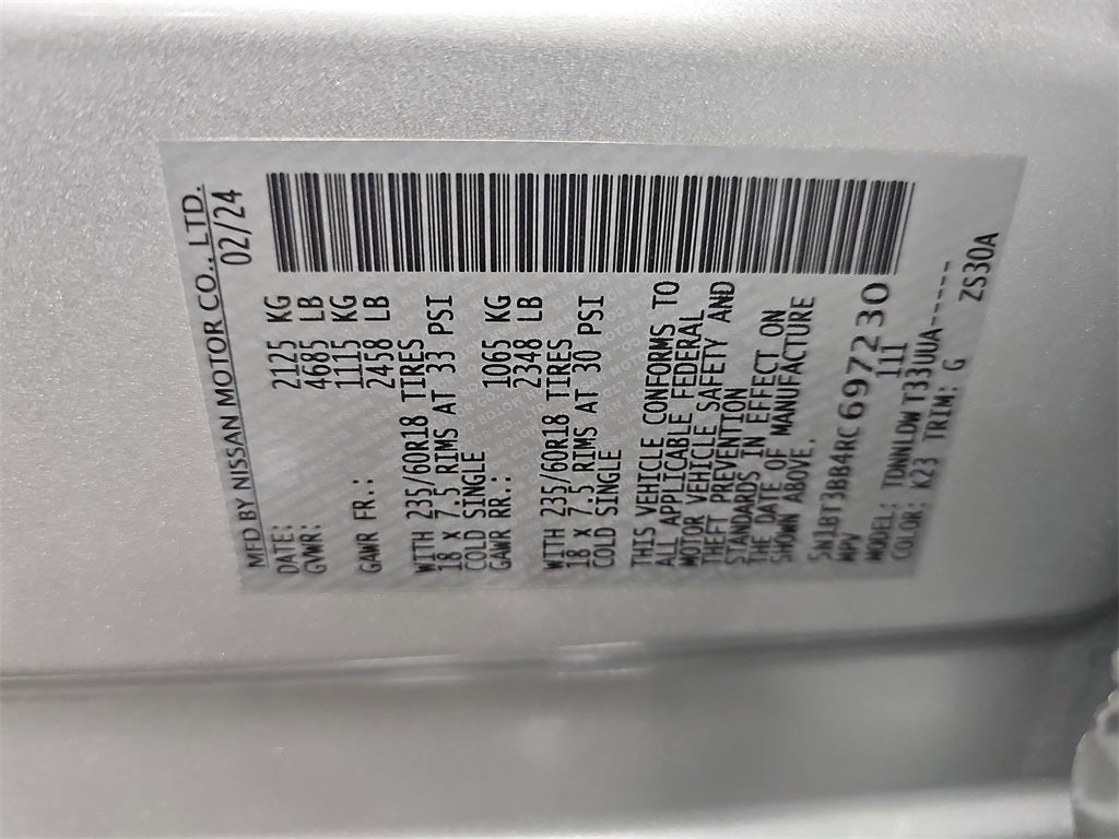 2024 Nissan Rogue SV