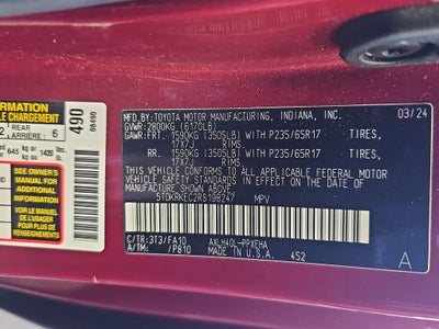 2024 Toyota Sienna LE 8 Passenger