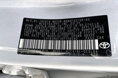 2024 Toyota Corolla LE