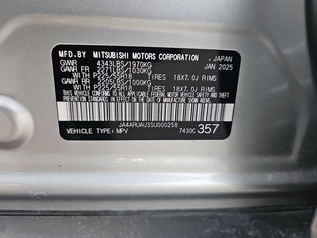 2025 Mitsubishi Outlander Sport 2.0 ES