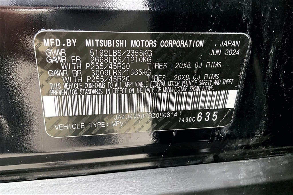 2024 Mitsubishi Outlander SE Black Edition