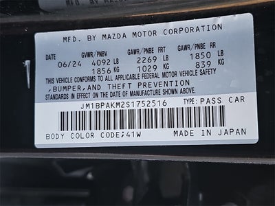 2025 Mazda Mazda3 2.5 S Select Sport