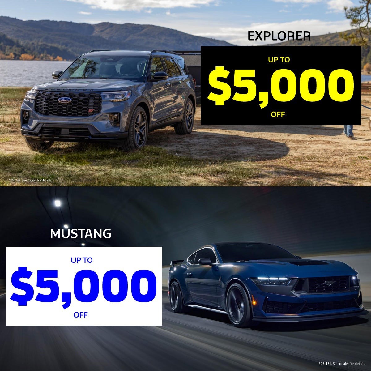 January 2026 Ford Explorer and Mustang offers in Wichita KS at Rusty Eck Ford