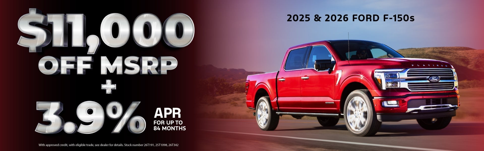 2025 and 2026 Ford F-150 Offers in Wichita KS