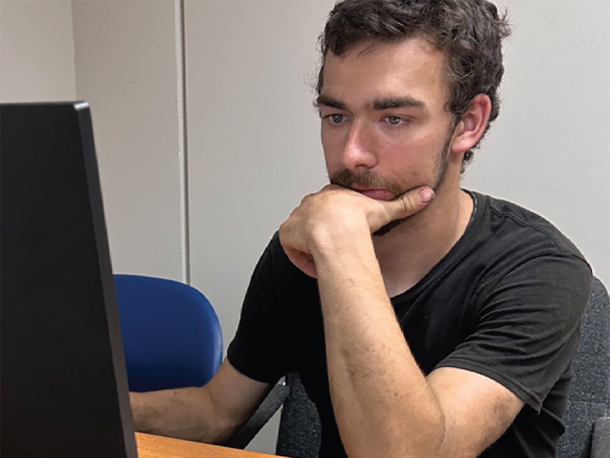 Eck Tech student completing automotive technology coursework