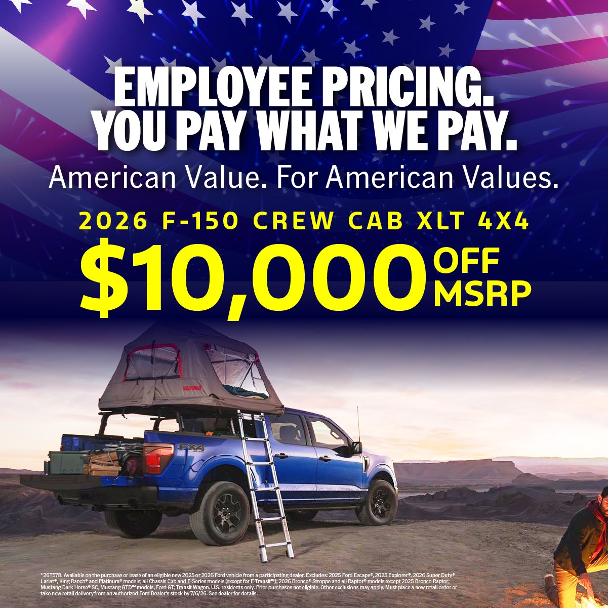 Employee Pricing F150 Offer