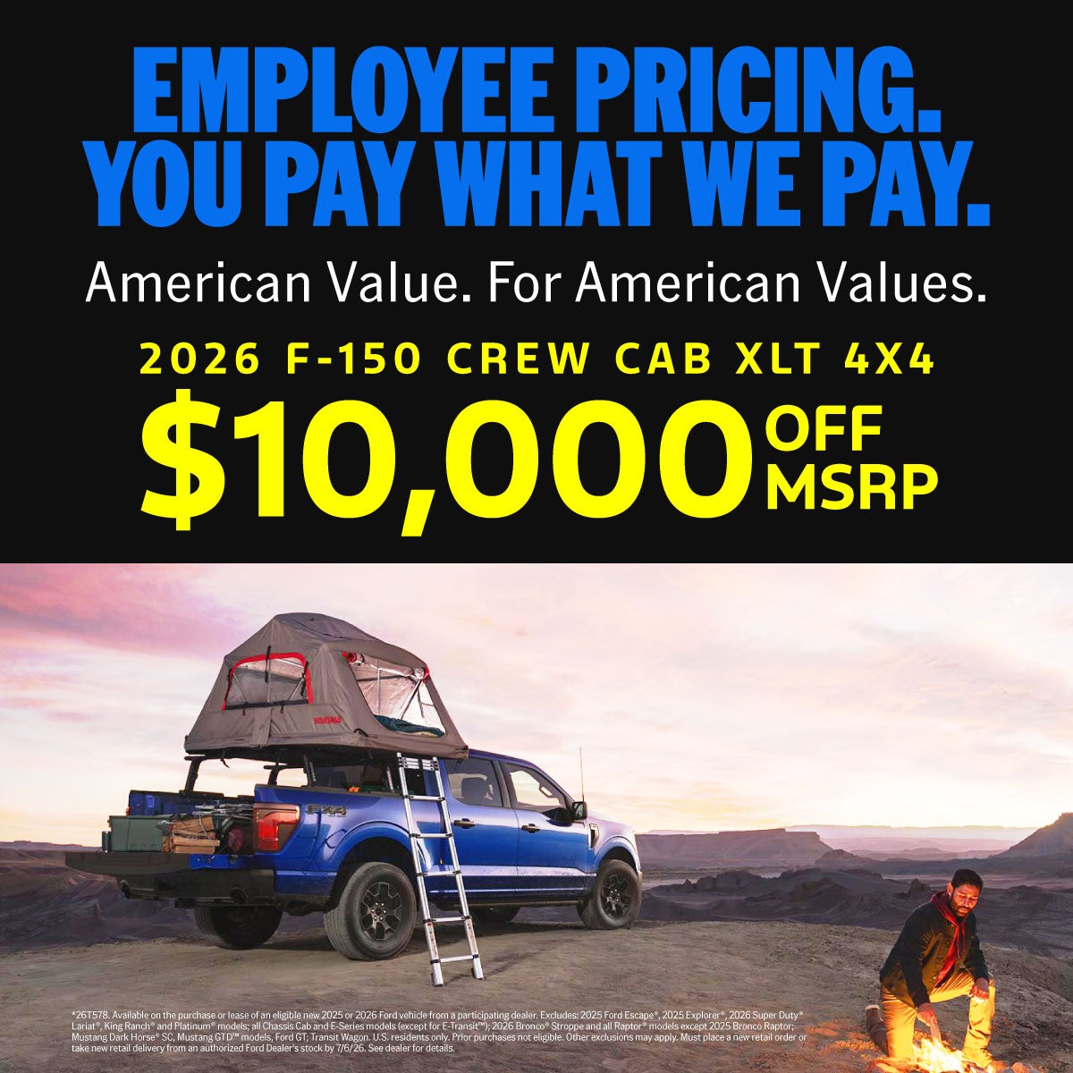 Employee Pricing F150 Offer