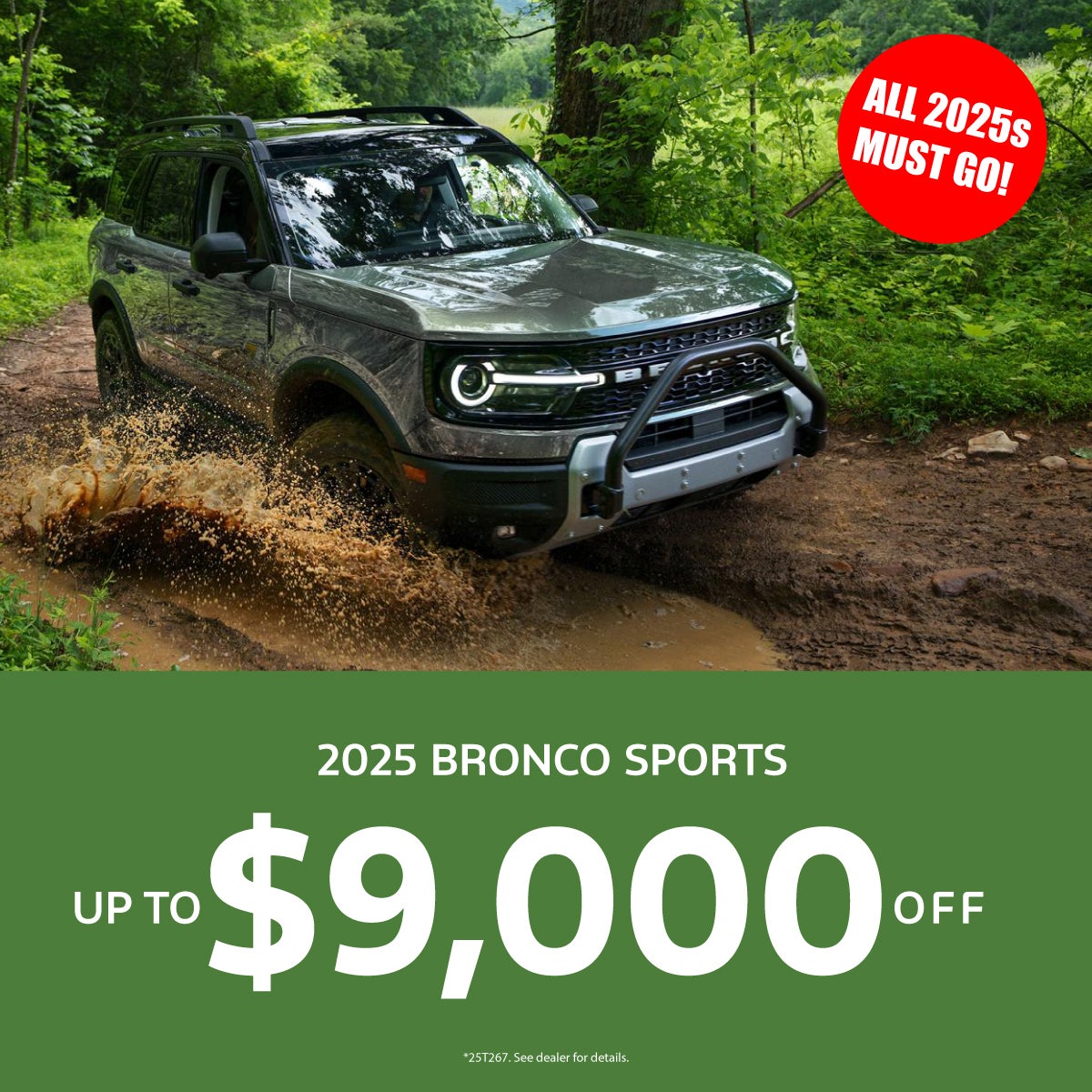 $9000 Off Bronco Sports