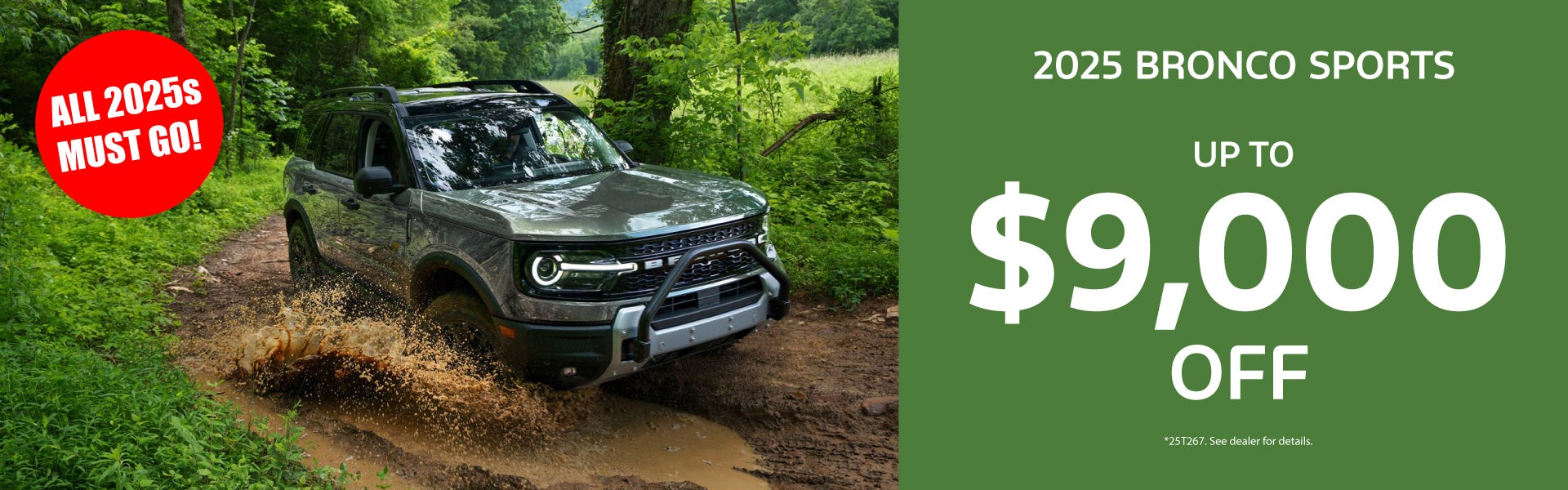 $9000 Off Bronco Sports