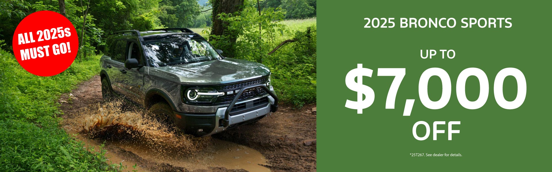 $7000 Off Bronco Sports