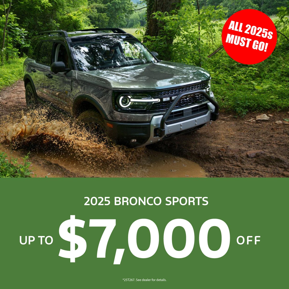 $7000 Off Bronco Sports