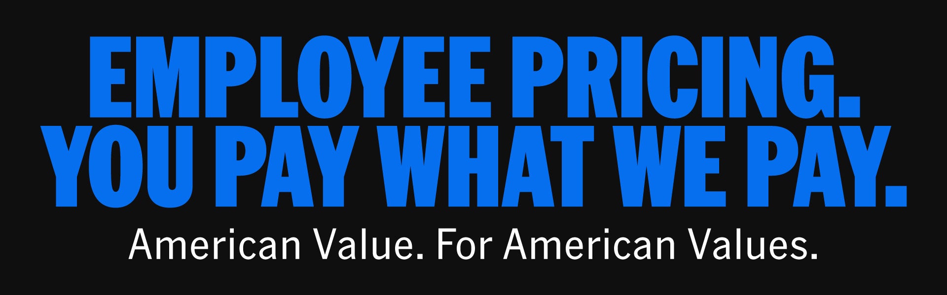 Employee Pricing