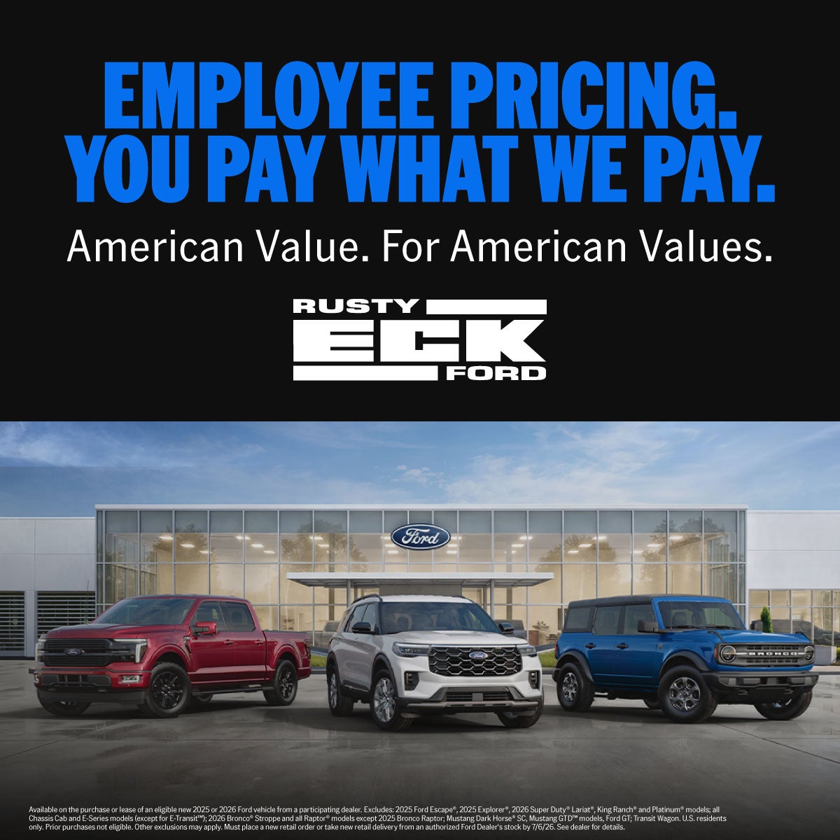 Employee Pricing