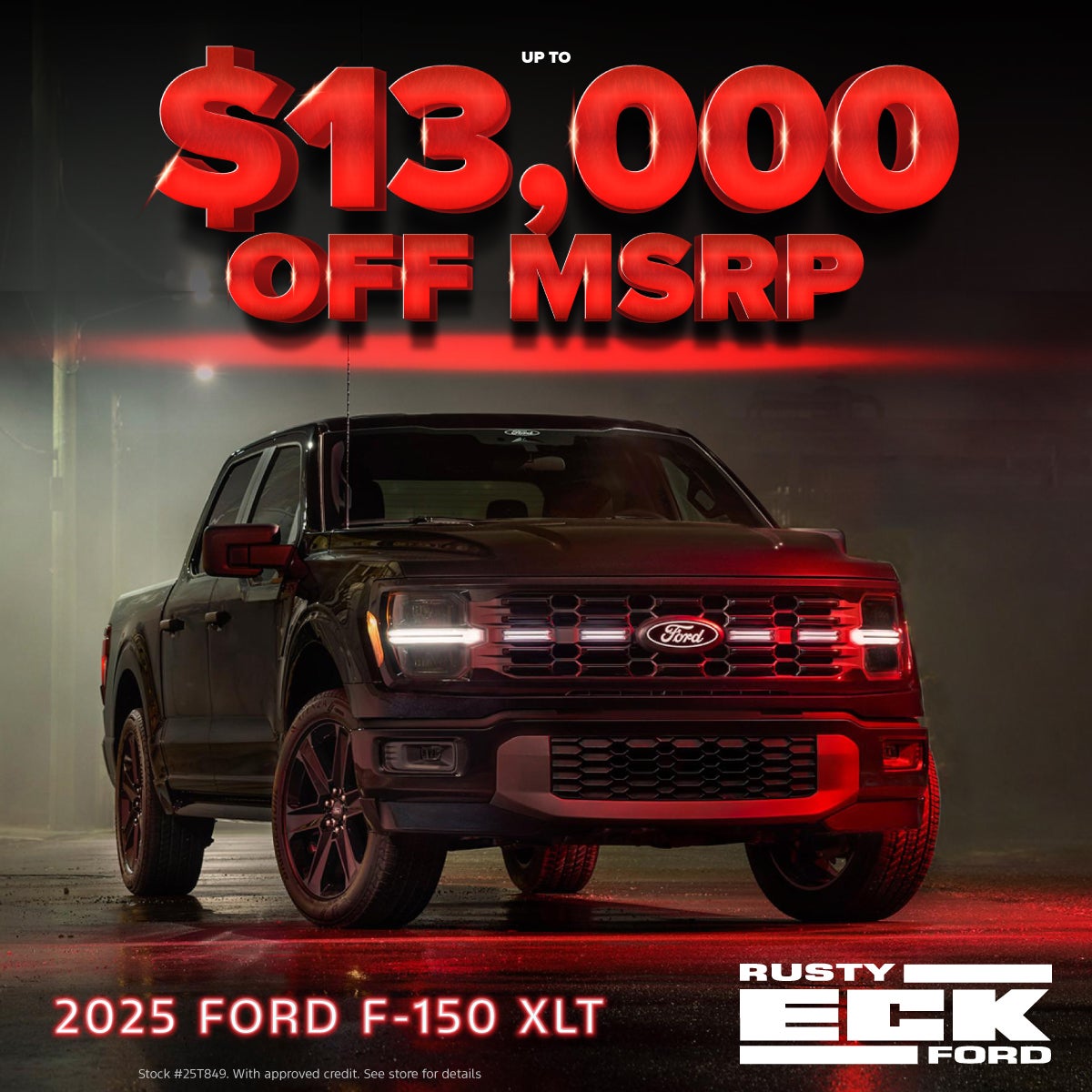$13,000 Off MSRP 2025 F-150