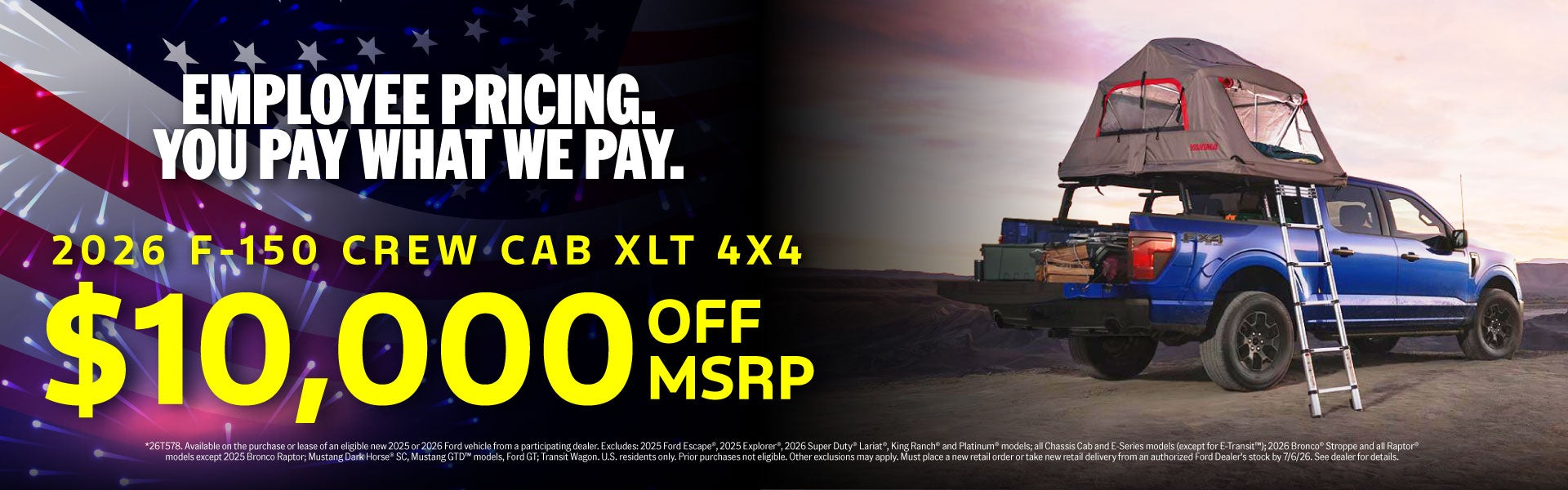 Employee Pricing F150 Offer