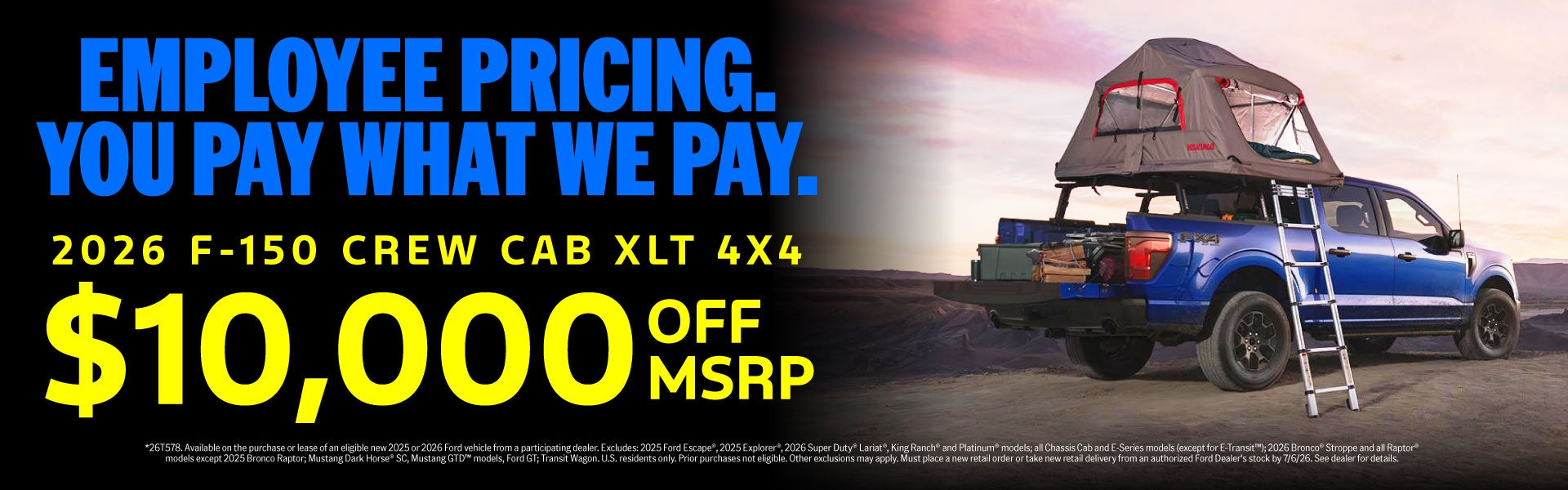Employee Pricing F150 Offer