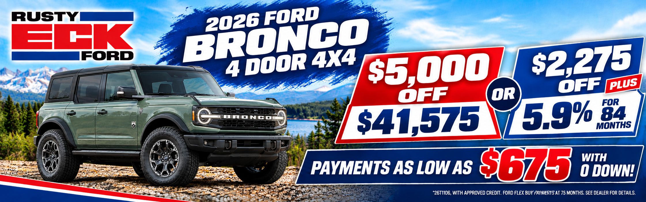 Ford Bronco Offer